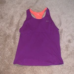 Reebok Play Dry Fit Workout Tank with Built in bra